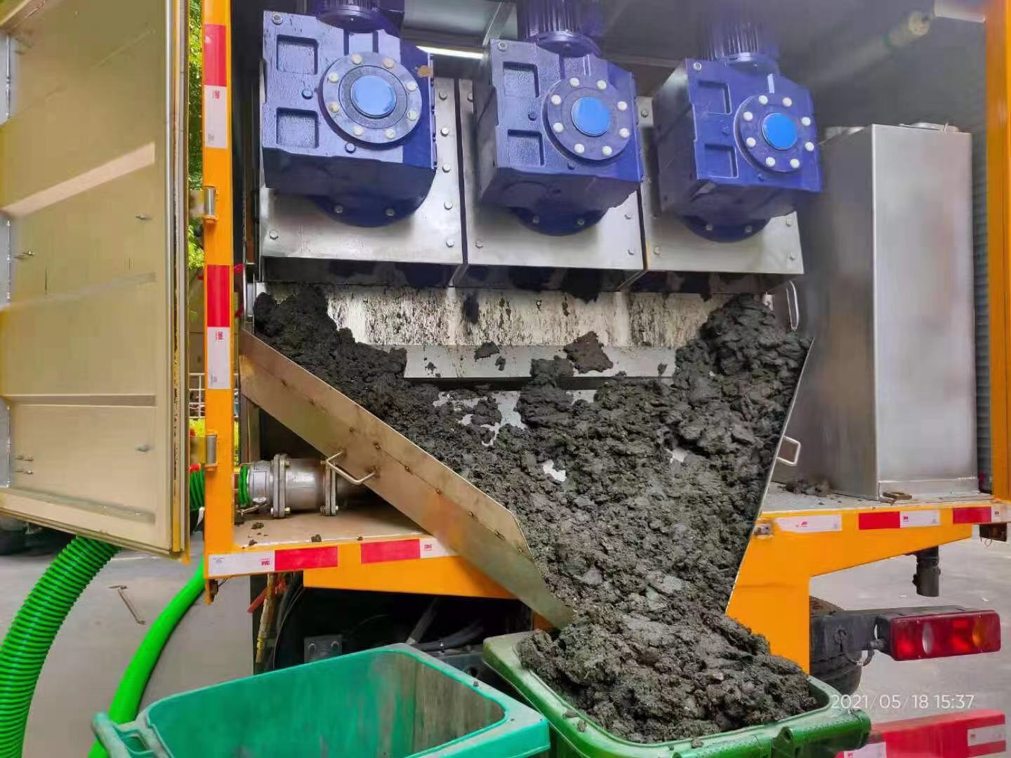 湖滨化粪池清掏城市维护站-泥浆净化干湿分离处理